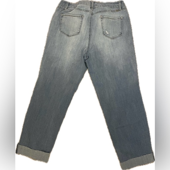 1822 Blue Jeans w/ cuff Sz 14 - Picture 2 of 5